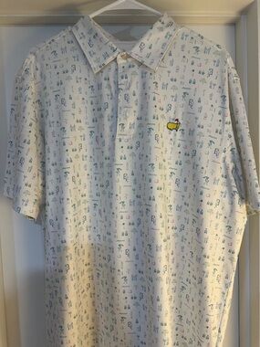 LIKE NEW Official Masters Tournament August National Mens Polo